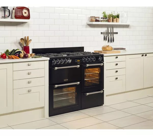 LEISURE Cookmaster CK110F232K Dual Fuel Range Cooker - Black