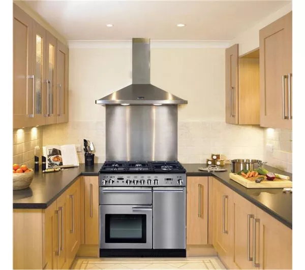 RANGEMASTER Professional 90 Dual Fuel Range Cooker - Stainless Steel