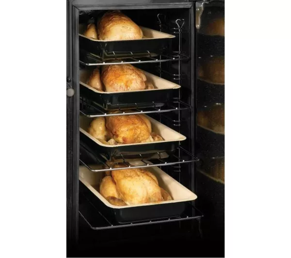 RANGEMASTER Professional 90 Dual Fuel Range Cooker - Stainless Steel
