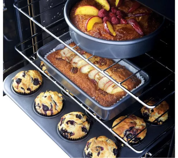 RANGEMASTER Professional 90 Dual Fuel Range Cooker - Stainless Steel