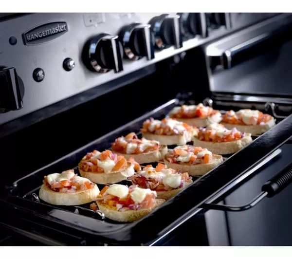 RANGEMASTER Professional 90 Dual Fuel Range Cooker - Stainless Steel