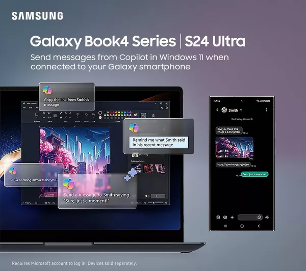 SAMSUNG Galaxy Book4 (2024) 15.6 Laptop - Intel® Core™ 5 512 GB SSD Grey