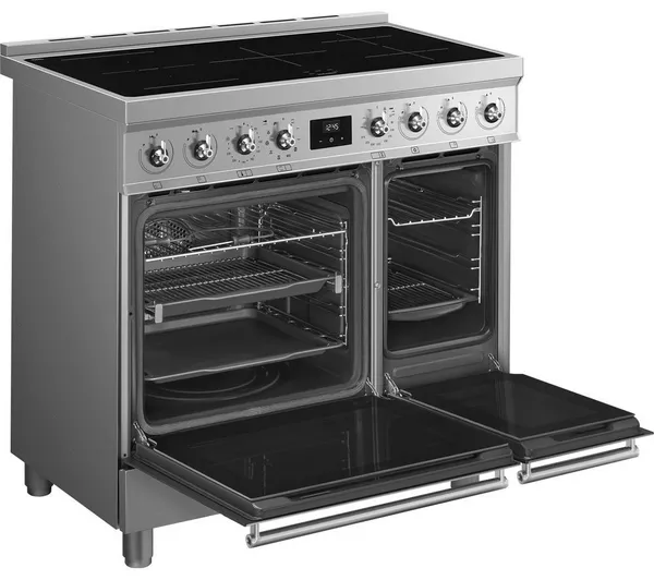 SMEG C92IPX2 90 cm Electric Induction Range Cooker - Stainless Steel