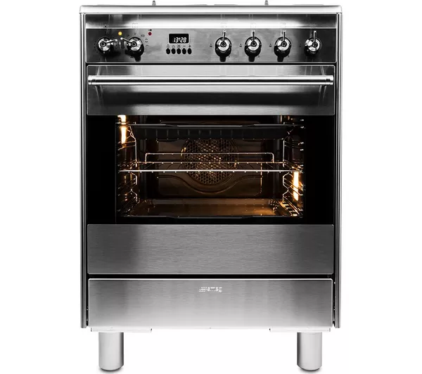 SMEG SUK61PX8 60 cm Dual Fuel Cooker - Stainless Steel