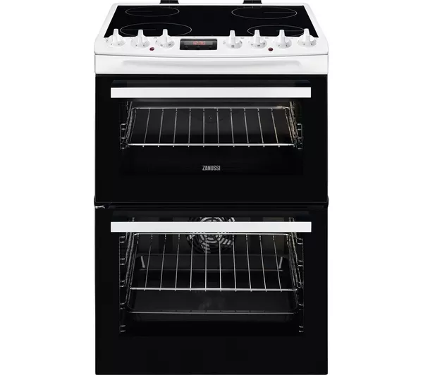 ZANUSSI AirFry ZCV69360WA 60 cm Electric Ceramic Cooker - White