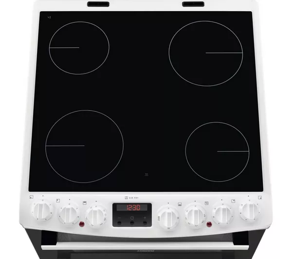 ZANUSSI AirFry ZCV69360WA 60 cm Electric Ceramic Cooker - White