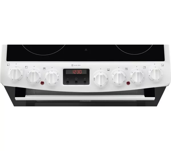 ZANUSSI AirFry ZCV69360WA 60 cm Electric Ceramic Cooker - White