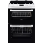 ZANUSSI ZCV66250WA 60 cm Electric Cooker - Black & White