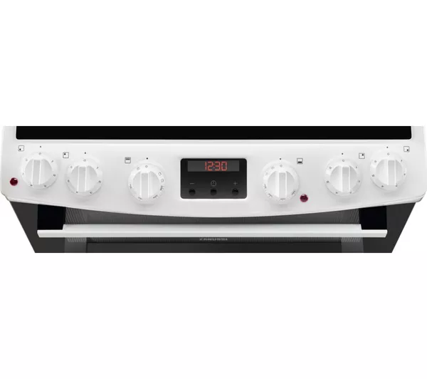 ZANUSSI ZCV66250WA 60 cm Electric Cooker - Black & White