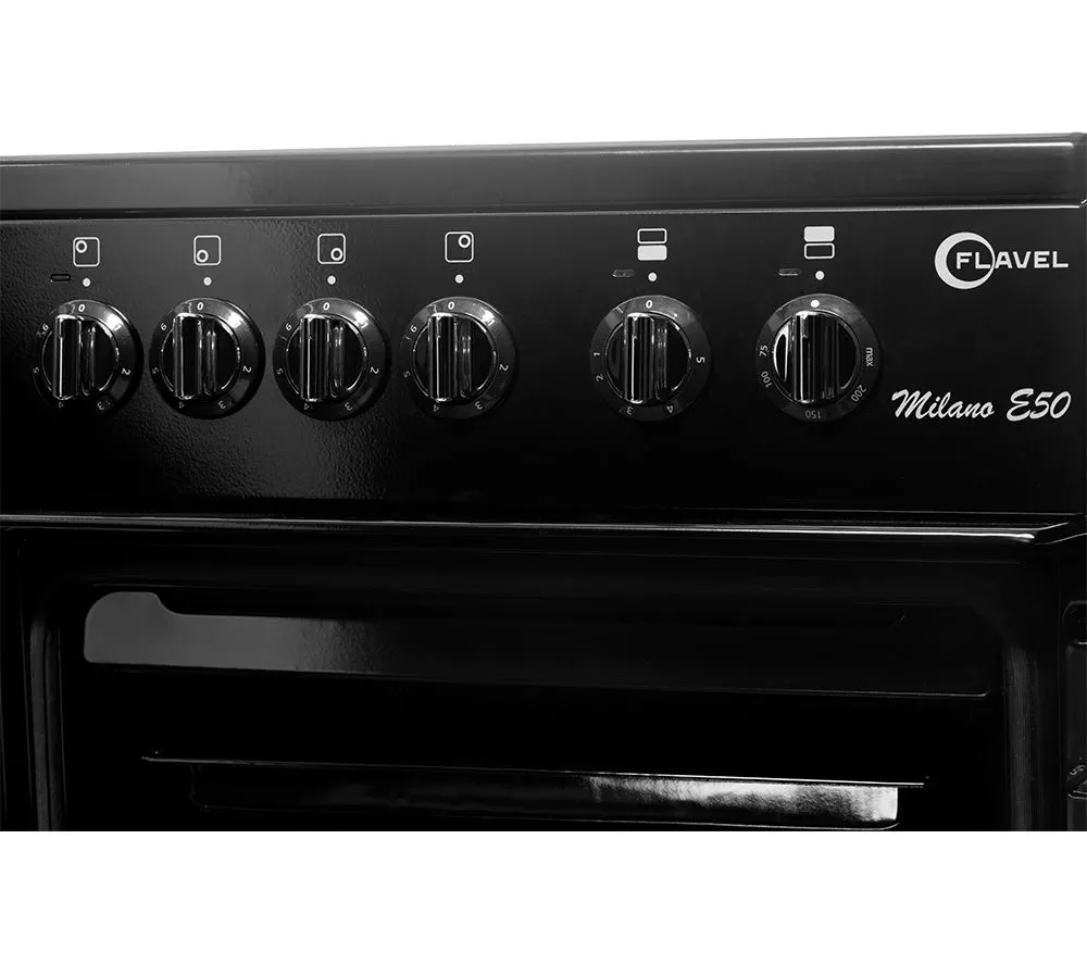 FLAVEL MLB5CDK 50 cm Electric Ceramic Cooker - Black