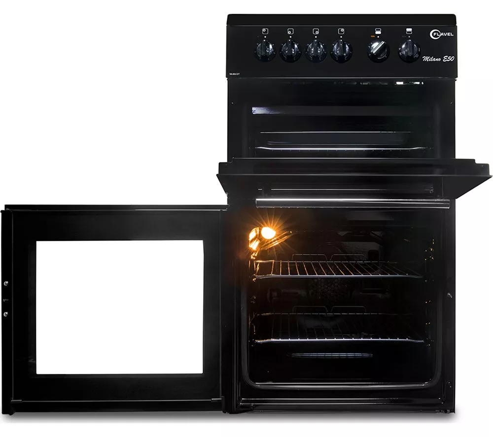 FLAVEL MLB5CDK 50 cm Electric Ceramic Cooker - Black
