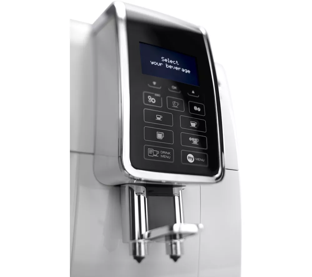 DELONGHI Dinamica ECAM 350.35.W Bean to Cup Coffee Machine - White