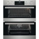 AEG SurroundCook DUB331110M Electric Built-under Double Oven - Stainless Steel