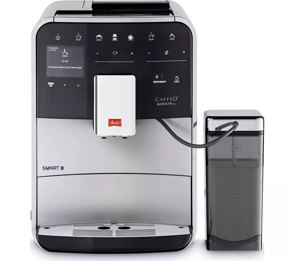 MELITTA Caffeo Barista TS F85 0-101 Smart Bean to Cup Coffee Machine - Silver