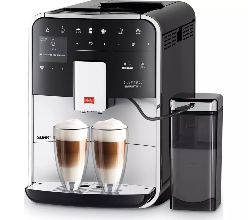 MELITTA Caffeo Barista TS F85 0-101 Smart Bean to Cup Coffee Machine - Silver