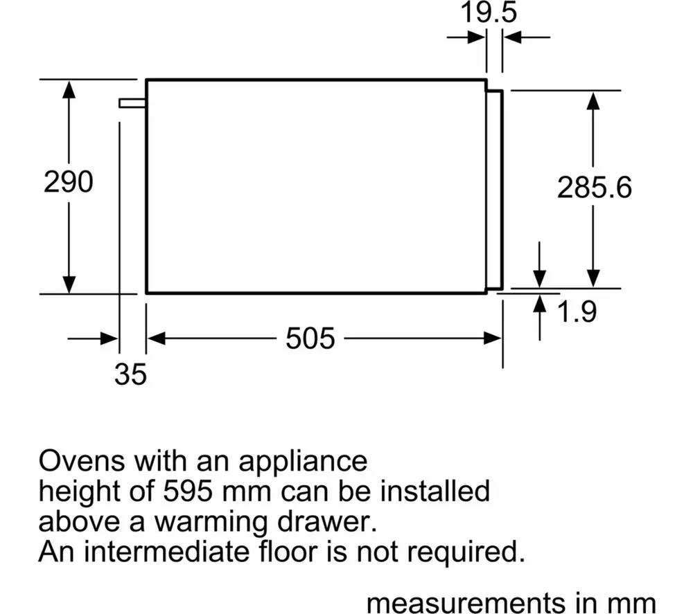 NEFF N50 N1AHA02N0B Warming Drawer - Stainless Steel
