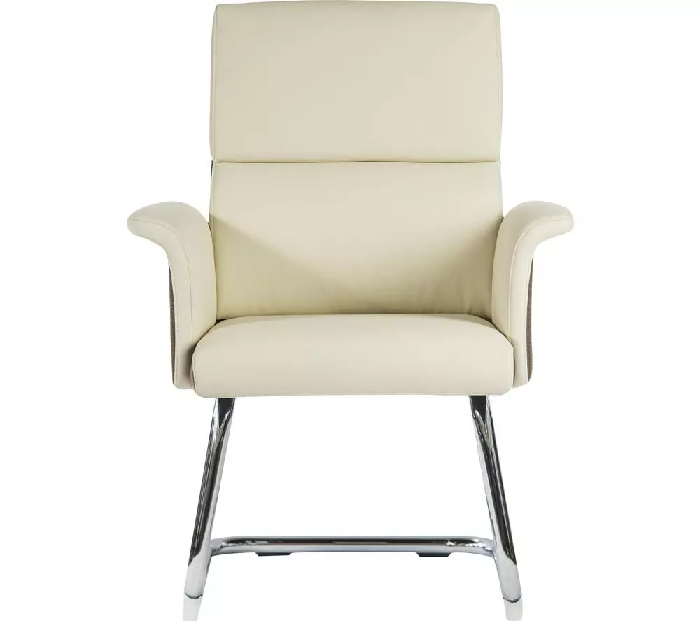 TEKNIK Elegance 6959CRE Visitor Chair - Cream & Brown