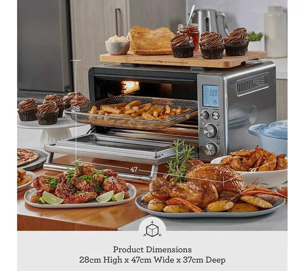 SAGE Smart Oven Air Fryer SOV860BSS Mini Oven - Stainless Steel