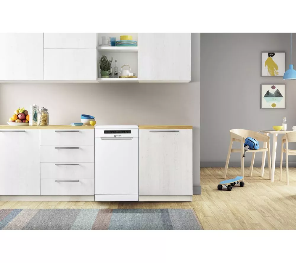 INDESIT DSFO 3T224 Z UK N Slimline Dishwasher - White
