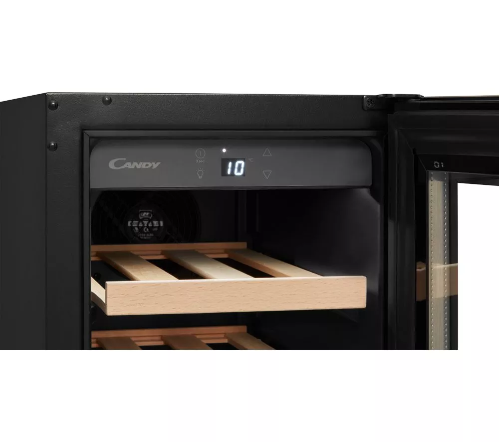 CANDY CCVB 30 UK/1 Built-in Wine Cooler - Black