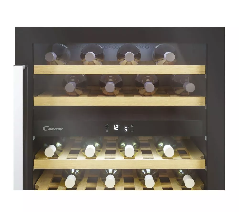 CANDY CCVB 60D UK/N Built-in Wine Cooler - Black