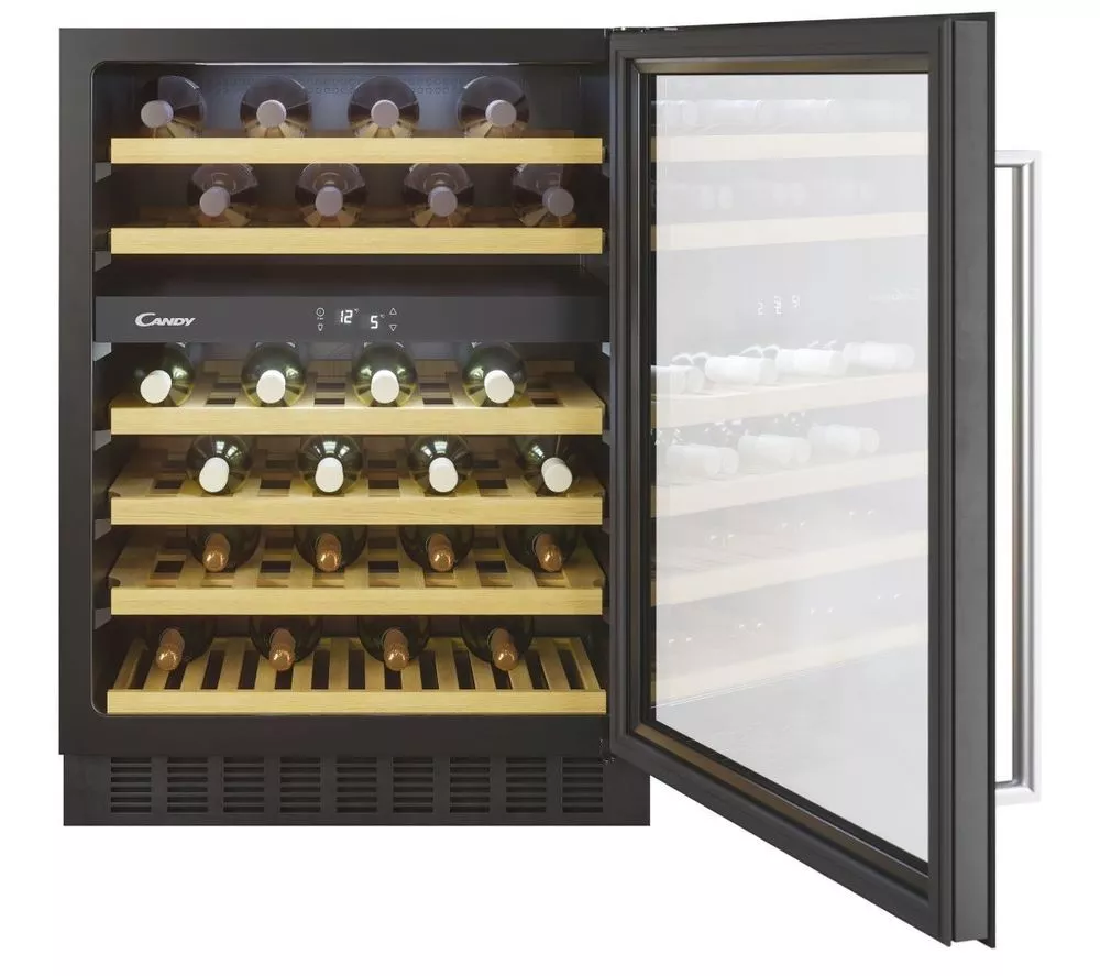 CANDY CCVB 60D UK/N Built-in Wine Cooler - Black