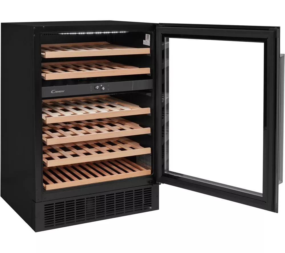 CANDY CCVB 60D UK/N Built-in Wine Cooler - Black