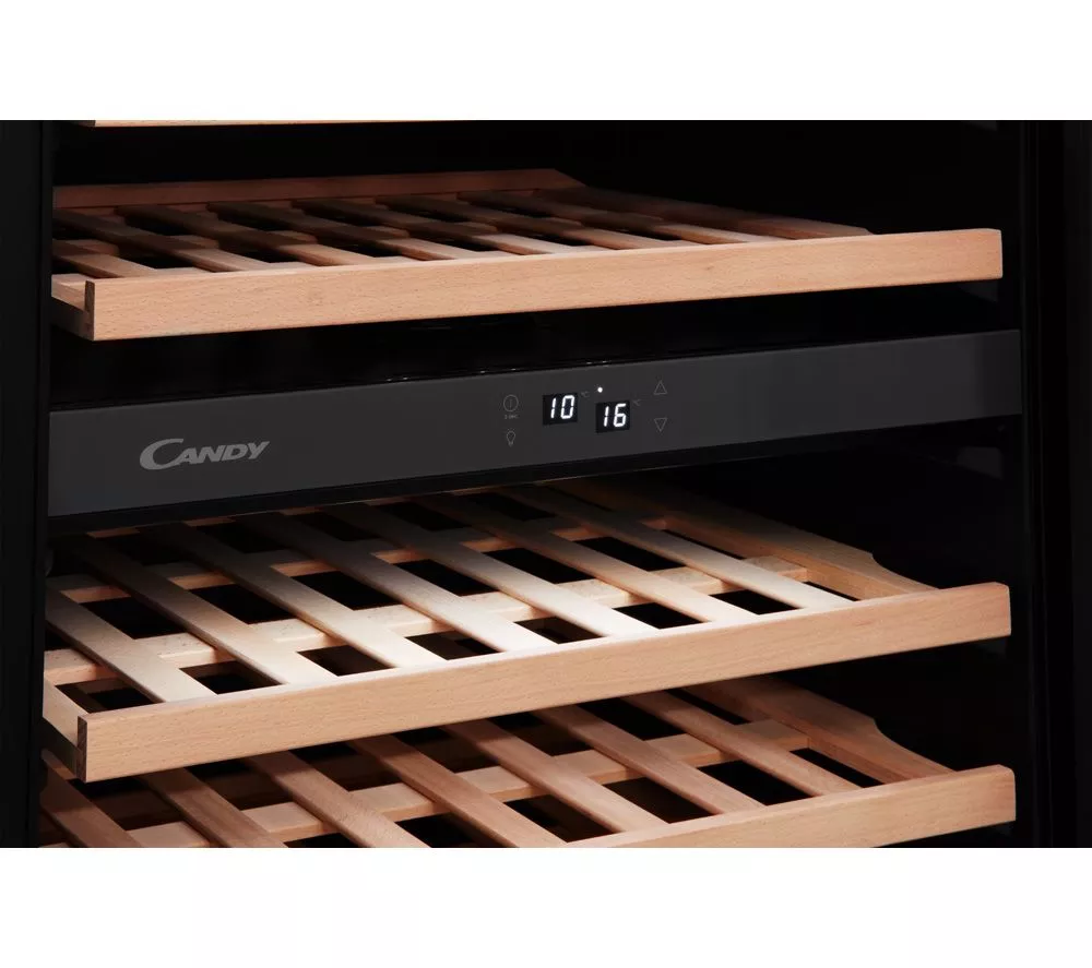 CANDY CCVB 60D UK/N Built-in Wine Cooler - Black