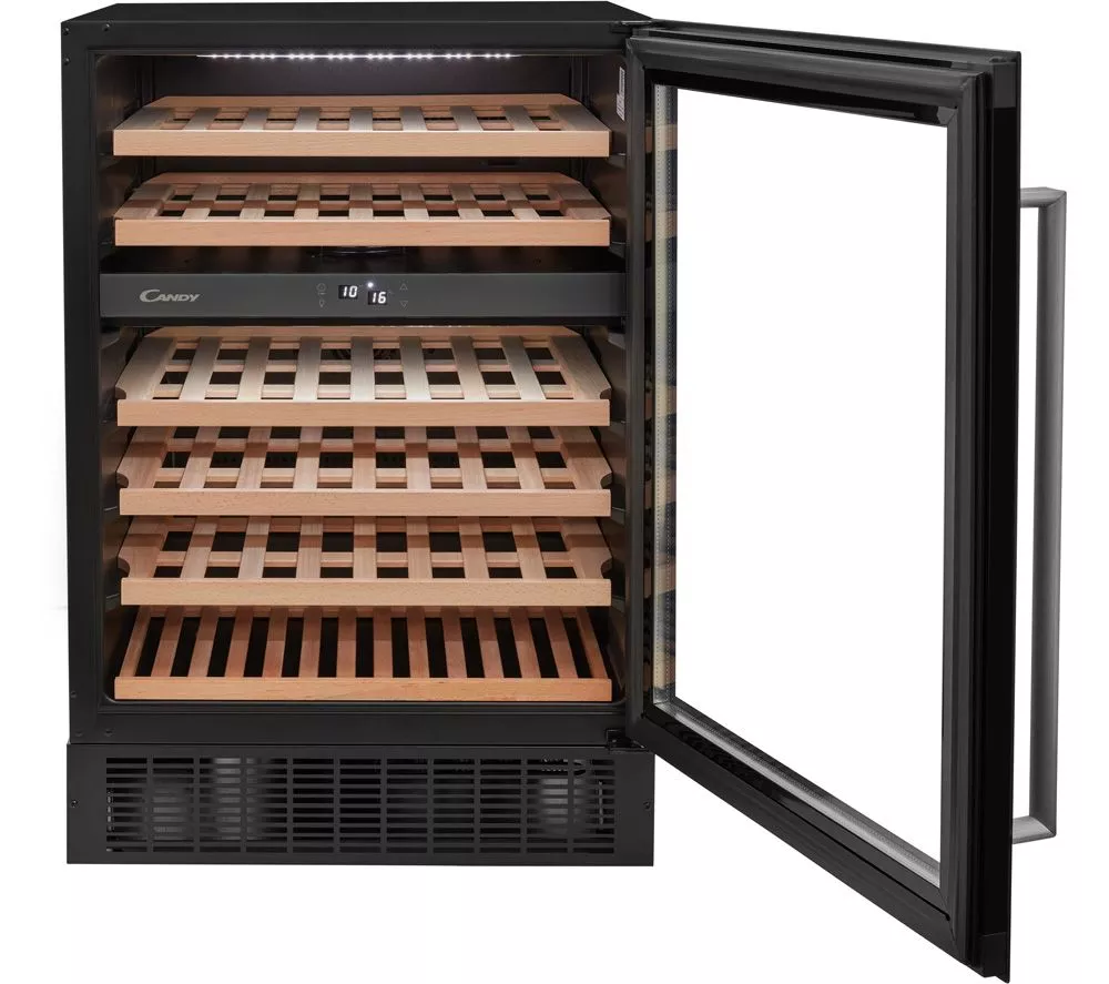 CANDY CCVB 60D UK/N Built-in Wine Cooler - Black