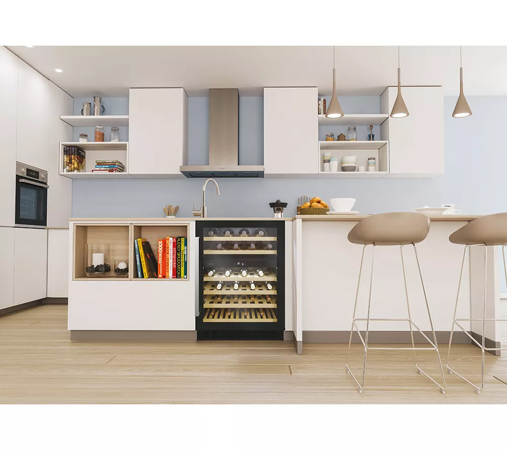 CANDY CCVB 60D UK/N Built-in Wine Cooler - Black