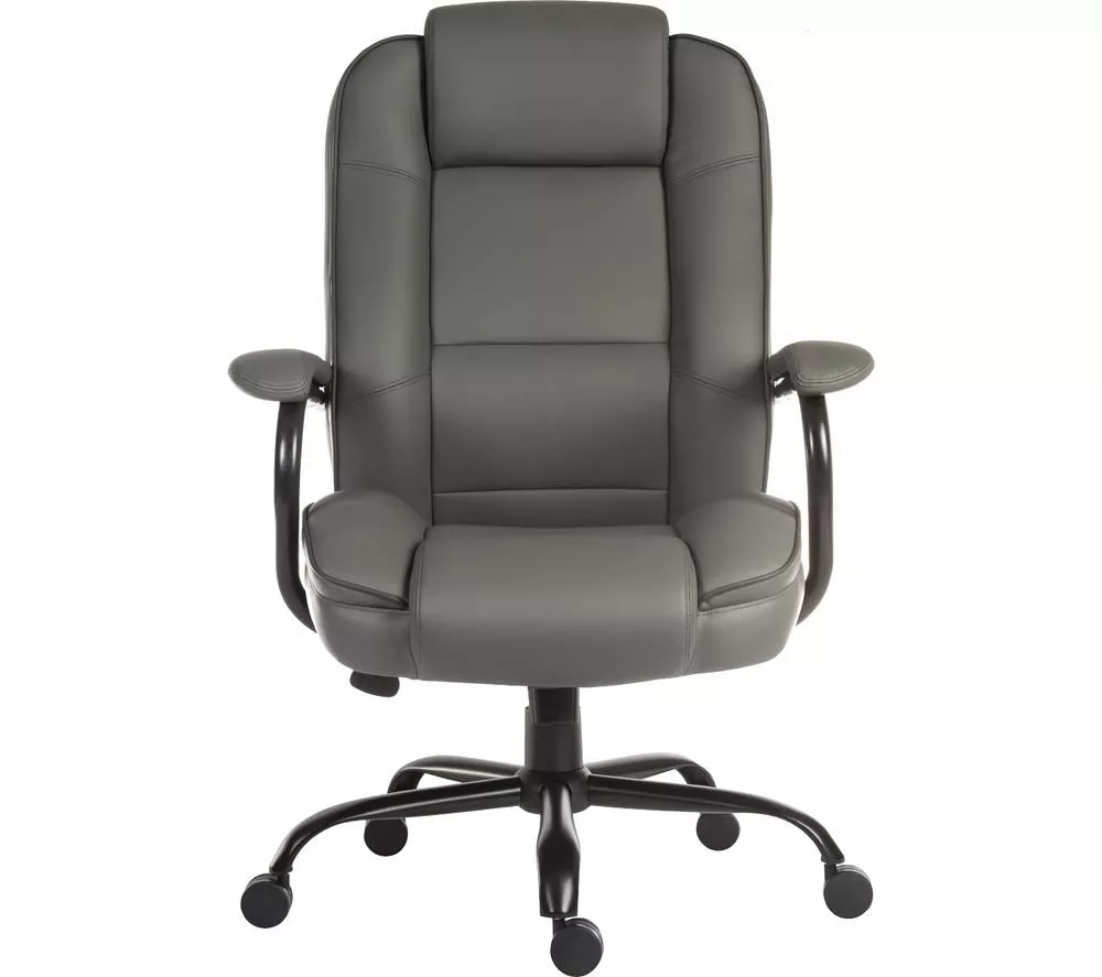 TEKNIK Goliath Duo Leather Reclining Executive Chair - Grey