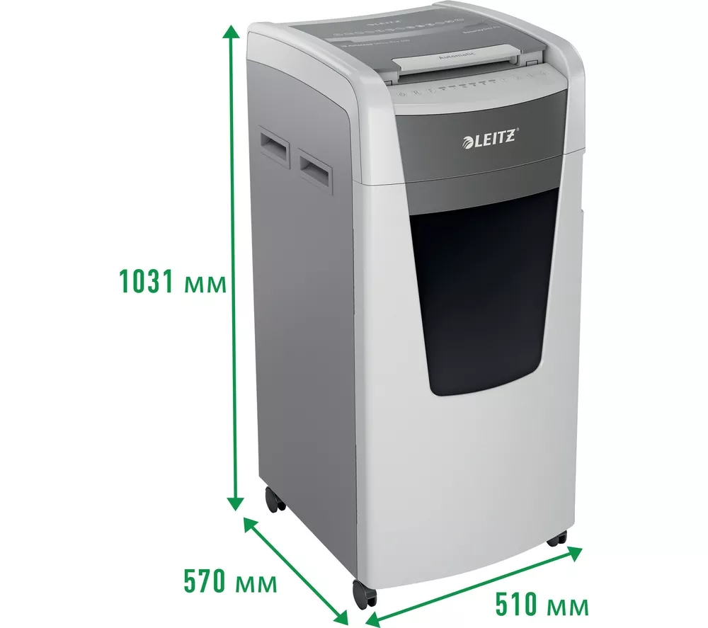 LEITZ IQ AutoFeed Office Pro 600 P4 Cross Cut Paper Shredder