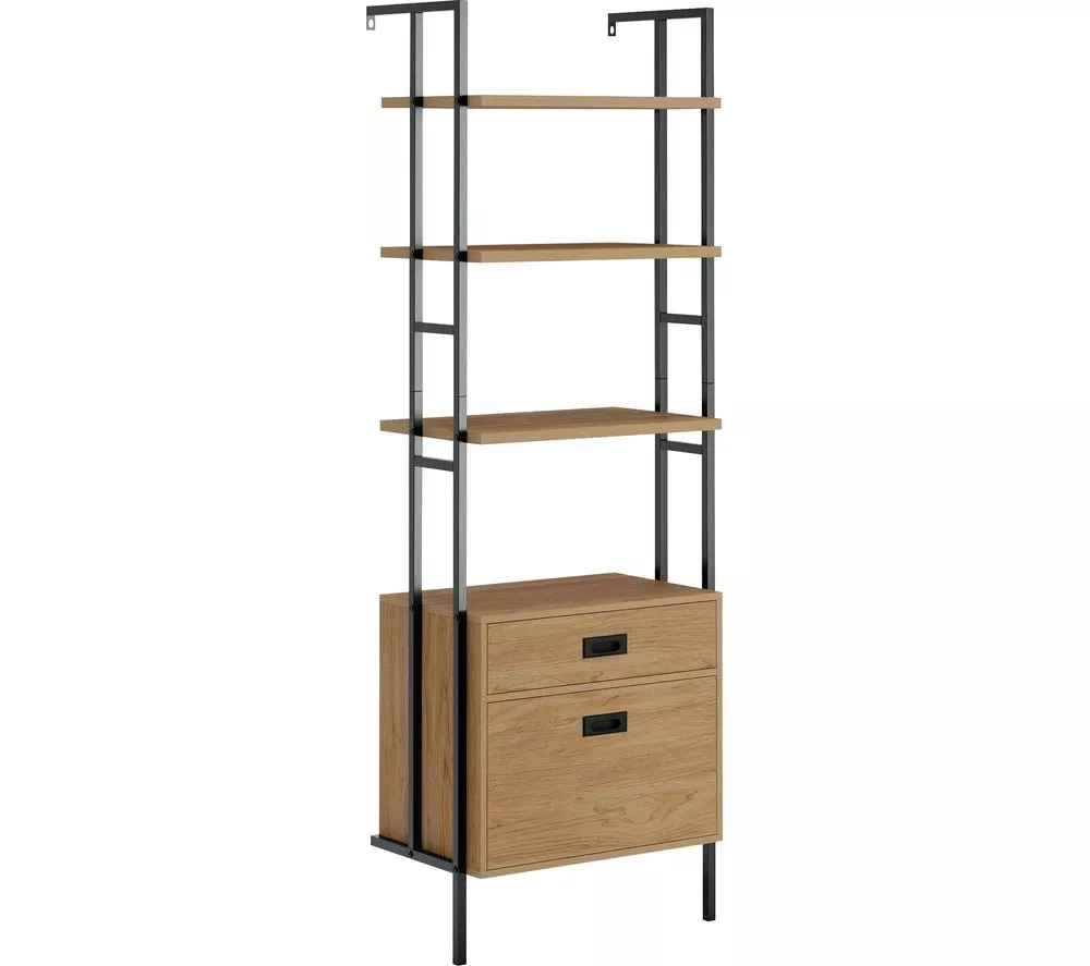 TEKNIK Hythe 5426438 Wall-Mounted Bookcase - Walnut