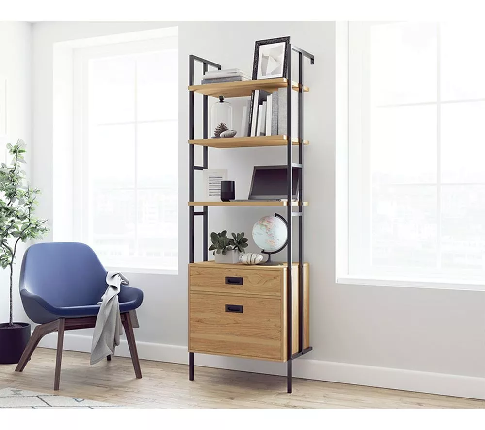 TEKNIK Hythe 5426438 Wall-Mounted Bookcase - Walnut