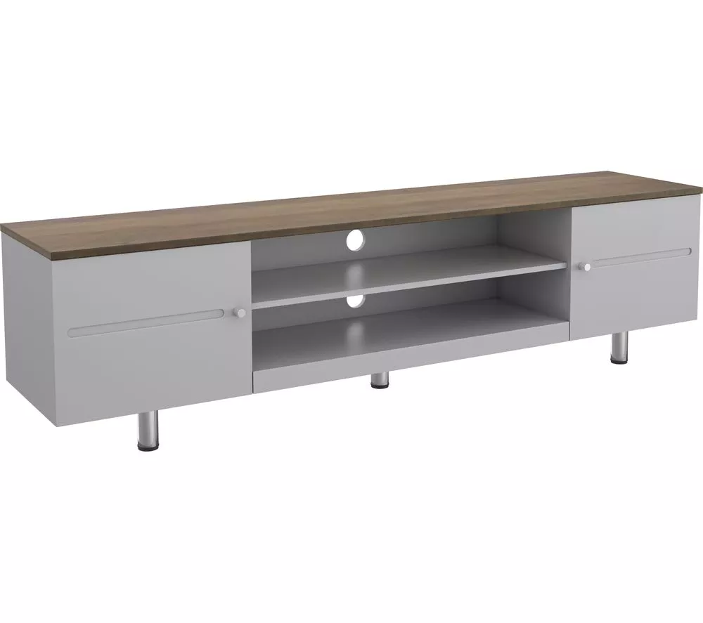 AVF Whitesands FS1900WSSG 1900 mm TV Stand - Grey & Rustic Wood