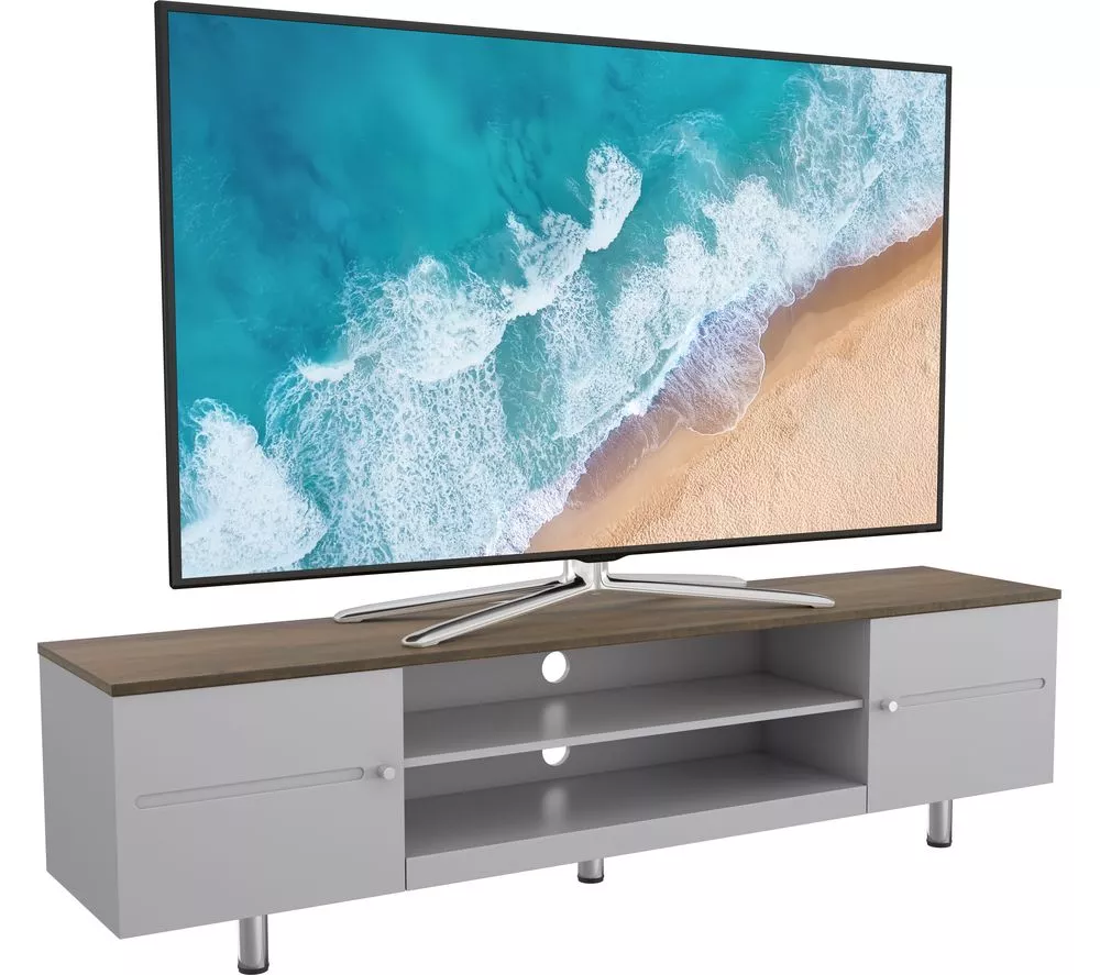 AVF Whitesands FS1900WSSG 1900 mm TV Stand - Grey & Rustic Wood