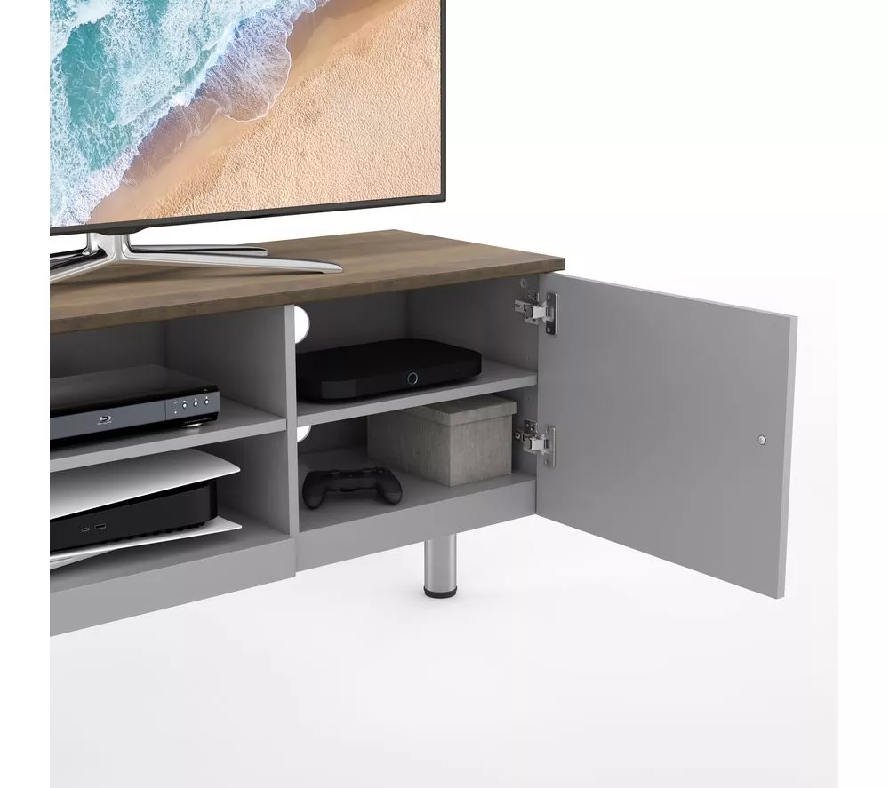 AVF Whitesands FS1900WSSG 1900 mm TV Stand - Grey & Rustic Wood