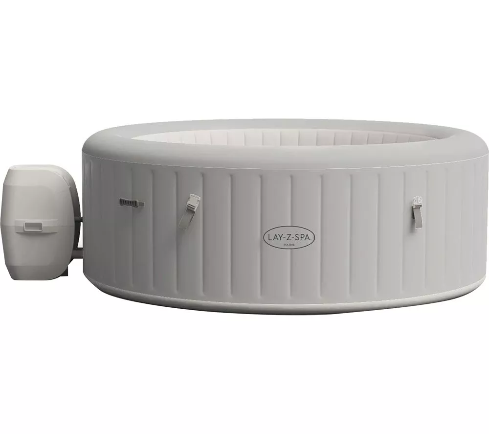 LAY-Z-SPA Paris AirJet Inflatable Hot Tub - White