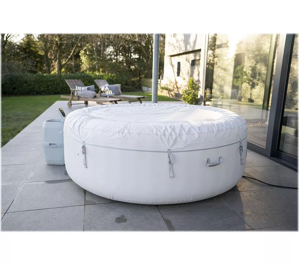 LAY-Z-SPA Paris AirJet Inflatable Hot Tub - White