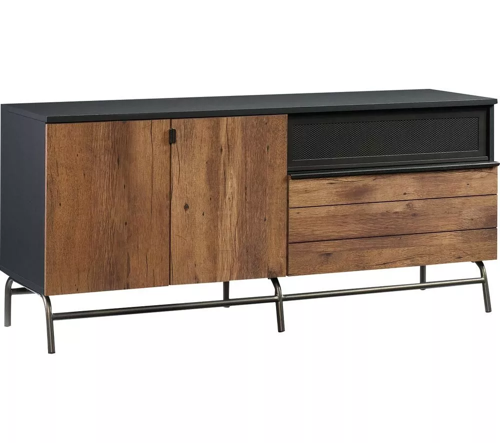 TEKNIK Boulevard Cafe 1525 mm TV Stand - Vintage Oak & Black