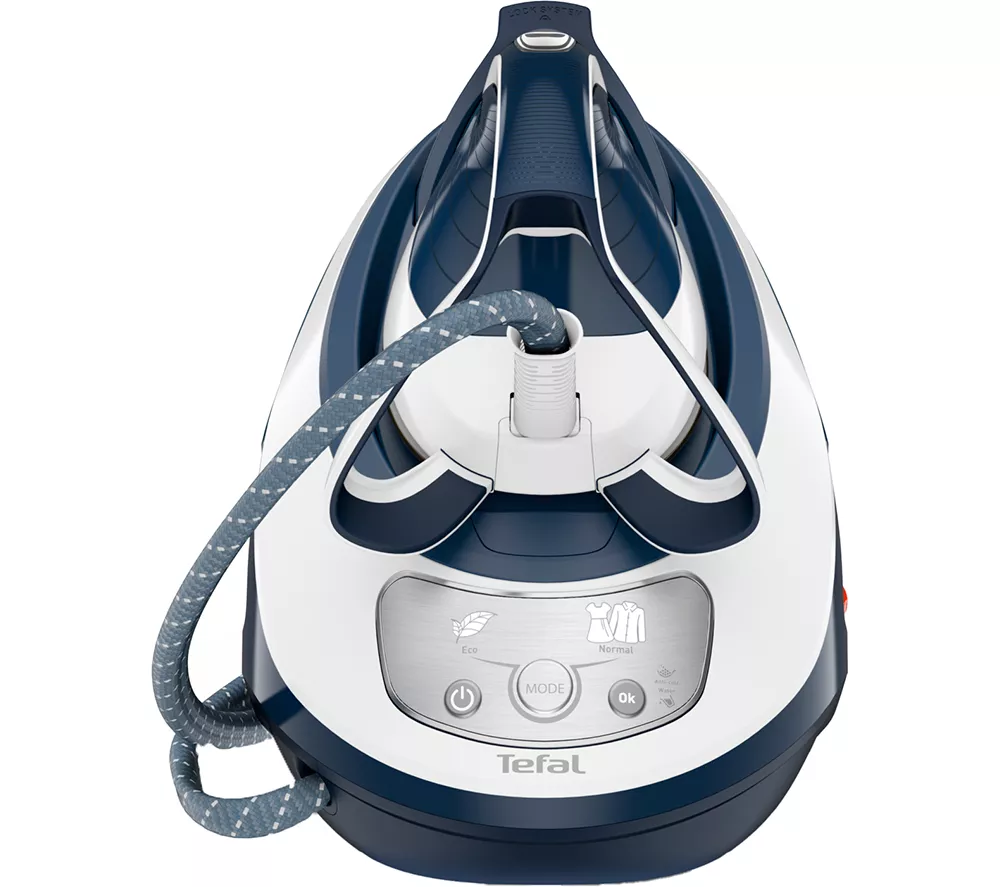 TEFAL Pro Express Protect GV9221G0 Steam Generator Iron - White & Blue
