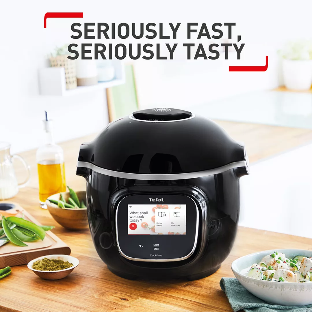 TEFAL Cook4me Touch CY912840 Smart Multicooker - Black