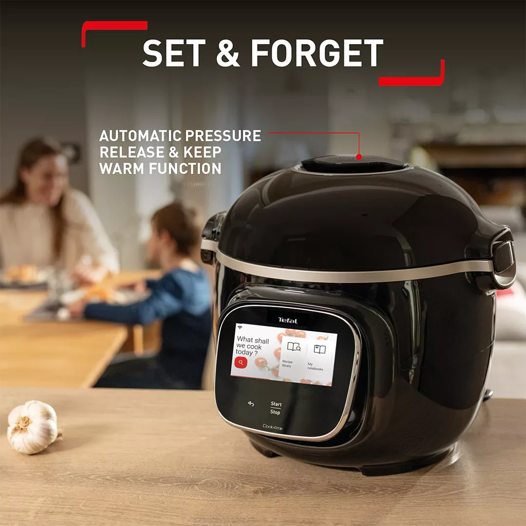 TEFAL Cook4me Touch CY912840 Smart Multicooker - Black