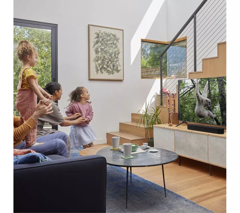 SONOS Beam (Gen 2) Compact Sound Bar with Dolby Atmos, Alexa & Google Assistant - Black