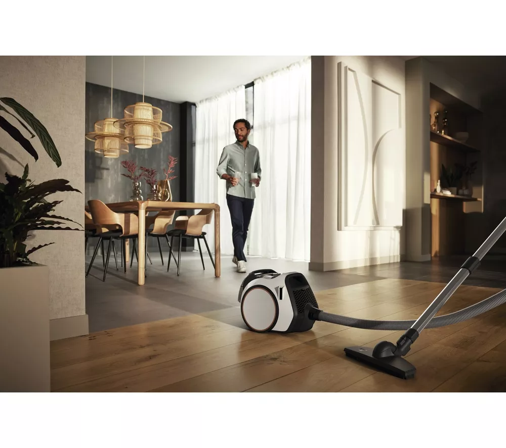 MIELE Boost CX1 Hard Floor Parquet Cylinder Bagless Vacuum Cleaner - Lotus White