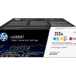 HP Original 312A Cyan  Magenta & Yellow Toner Cartridges - Multipack