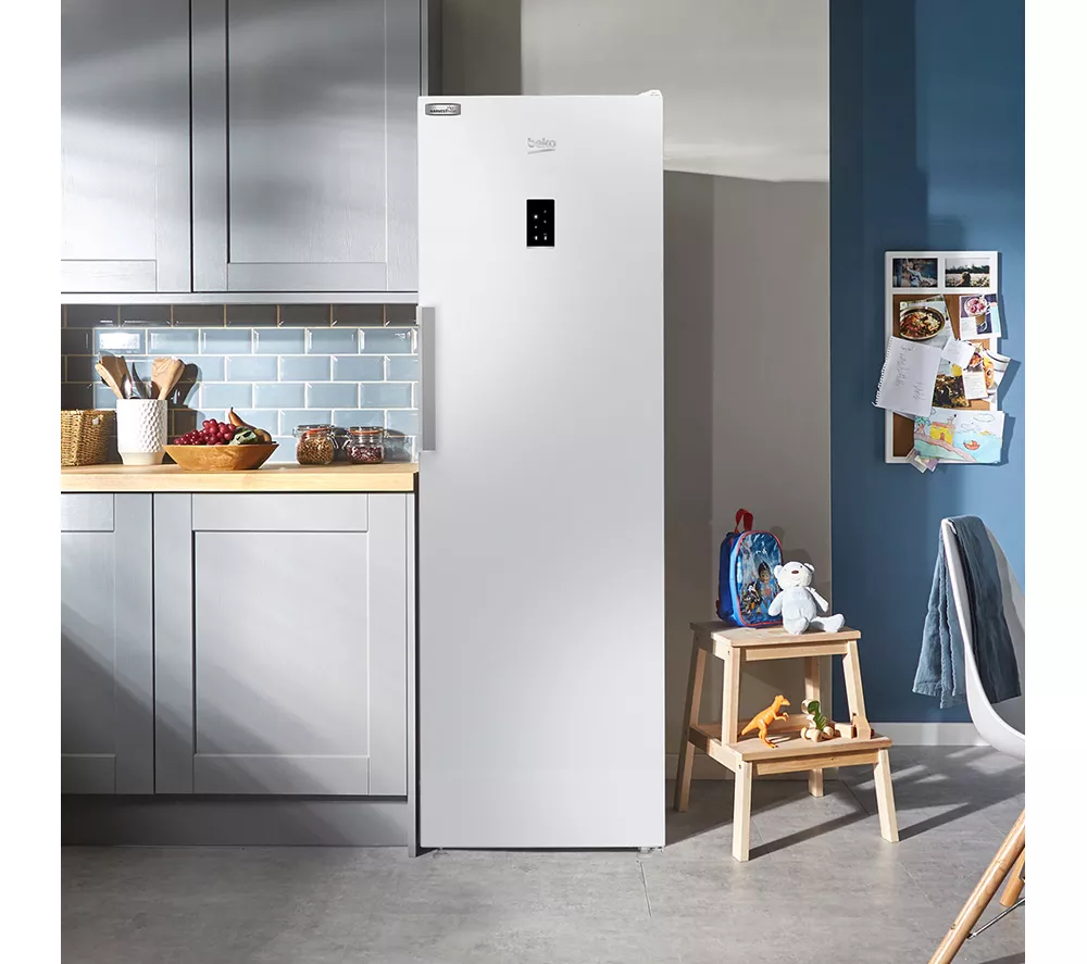 BEKO Pro HarvestFresh AeroFlow LNP4686LVW Tall Fridge - White