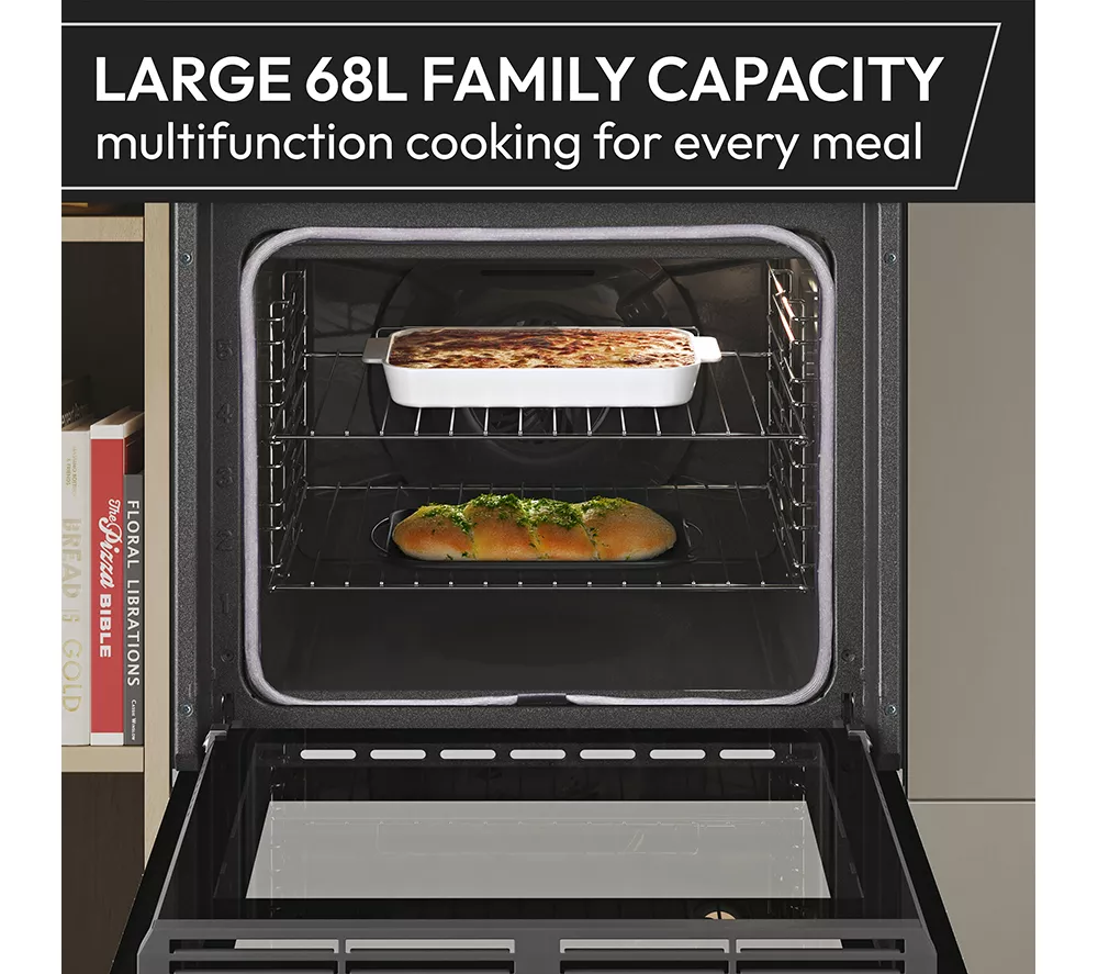 HOOVER HOC3858IN Electric Pyrolytic Oven - Stainless Steel & Black