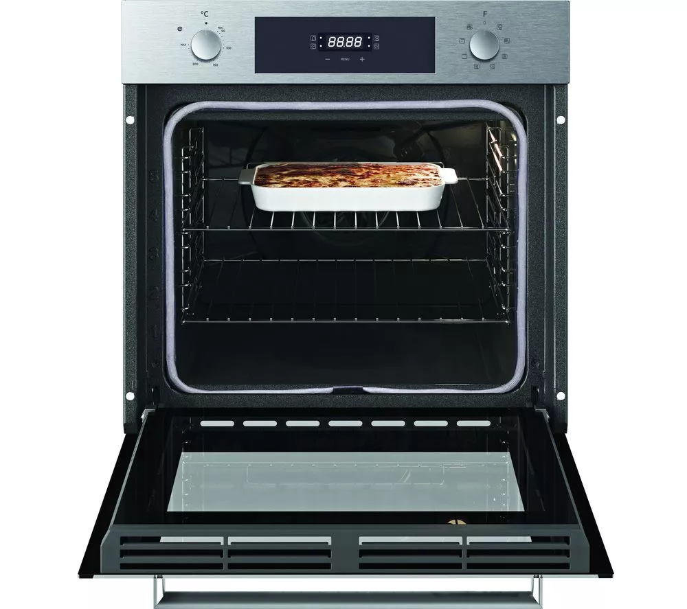 HOOVER HOC3858IN Electric Pyrolytic Oven - Stainless Steel & Black