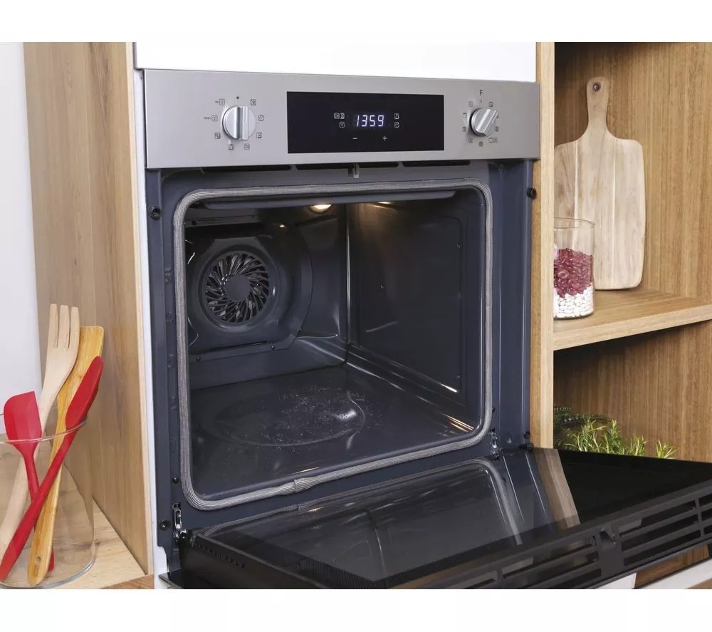 HOOVER HOC3858IN Electric Pyrolytic Oven - Stainless Steel & Black